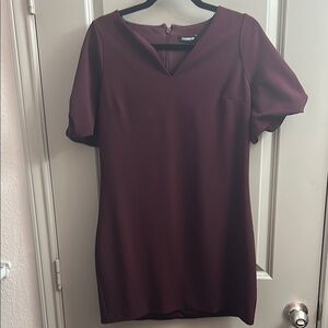 Express Burgundy Dress